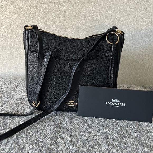 COACH/Pebble Leather Chaise Cross Body Purse - Picture 9 of 10